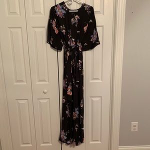 KAARI BLUE FLORAL JUMPSUIT WORN ONCE